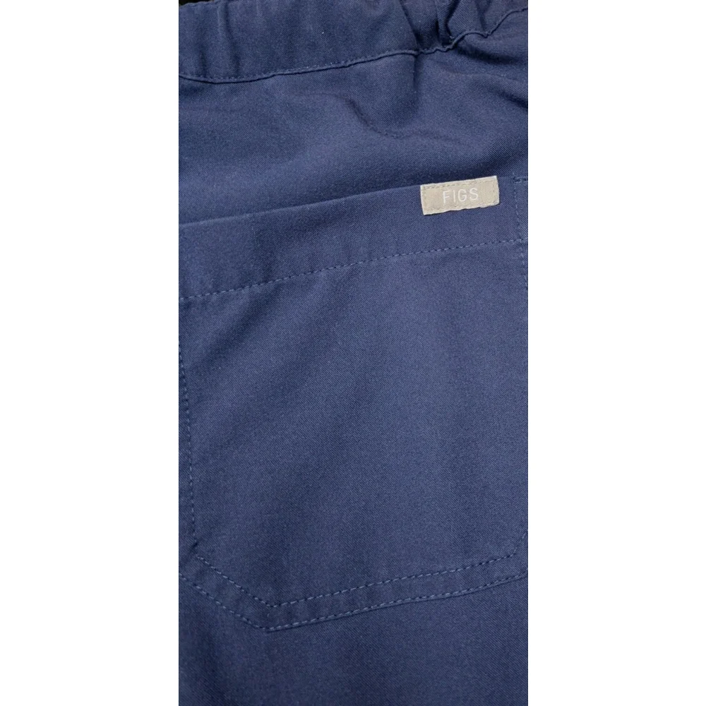 FIGS Men’s Technical Scrub Pants Small Navy Blue Stretch Drawstring Style FMS400
